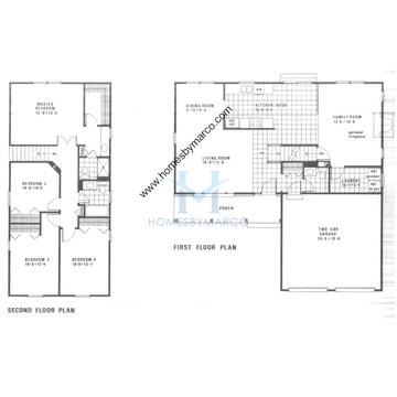 Photos of the Sandpiper model in the Fernwood Lakes subdivision in Montgomery, IL