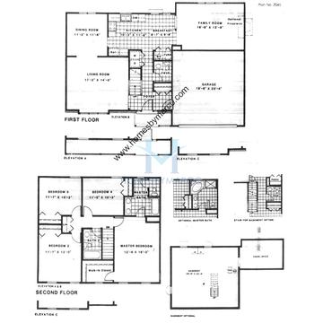 Photos of the Coventry model in the The Reserve subdivision in Montgomery, IL