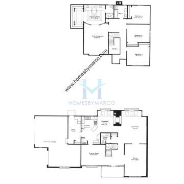 Photos of the English Tudor model in the Eastings Mere subdivision in South Barrington, IL