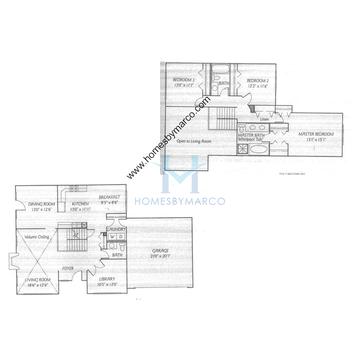 Photos of the Canterbury model in the Stableford Townes subdivision in Naperville, IL