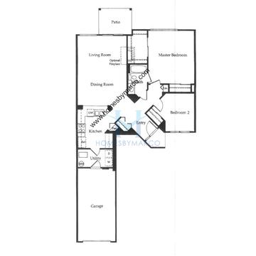 Photos of the Bluestem model in the Mission Oaks subdivision in Naperville, IL