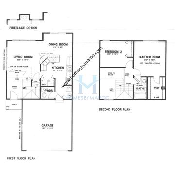 Photos of the Audrey model in the Copperfield subdivision in Naperville, IL