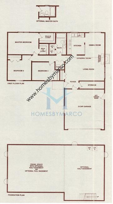 Photos of the Andover model in the Fox Hollow subdivision in Warrenville, IL
