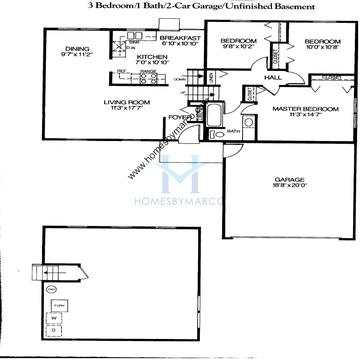 Photos of the A model in the Old Farm subdivision in Naperville, IL