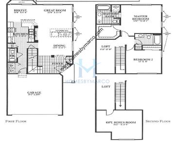 Photos of the Durham model in the The Townes at Stonebridge subdivision in Aurora, IL