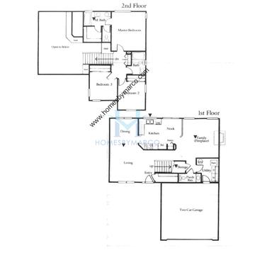 Photos of the Cardinal model in the Starwood subdivision in Lake in the Hills, IL