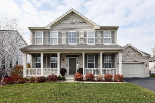 Westport model in Lancaster, Libertyville, IL, built by Hoffman Homes