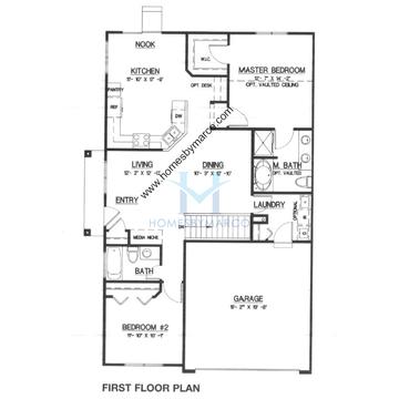 Photos of the Prescott model in the Remington Trails subdivision in Round Lake, IL