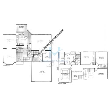 Photos of the Willow model in the Arbor Gate subdivision in Oswego, IL