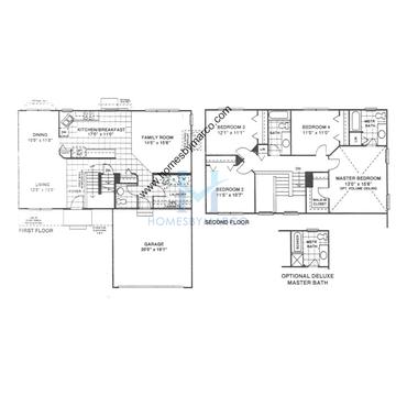 Photos of the White-Pine model in the Chapel Crossing subdivision in Glenview, IL