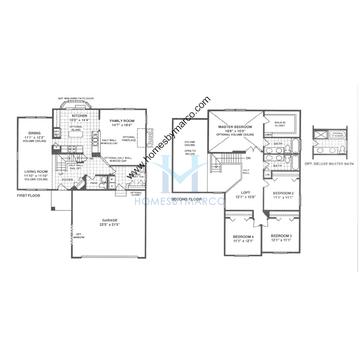 Photos of the Hawthorne model in the Chapel Crossing subdivision in Glenview, IL