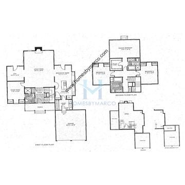 Photos of the Morrison model in the Prairie Crossing subdivision in Grayslake, IL
