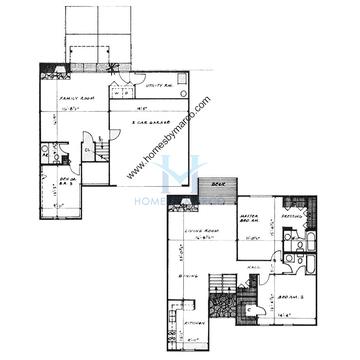 Photos of the A model in the Heritage Place subdivision in Buffalo Grove, IL