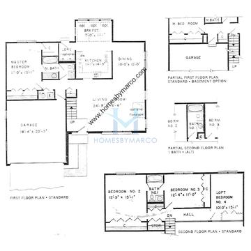 Photos of the Dover model in the Windfield subdivision in Buffalo Grove, IL