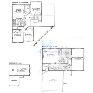 Photos of the Skyline model in the Bright Meadows subdivision in Round Lake, IL