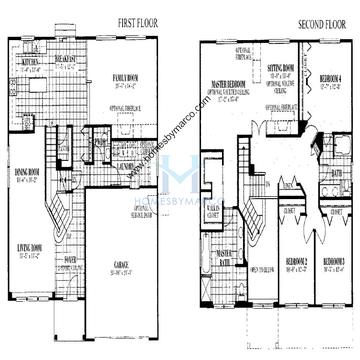 Photos of the Edison model in the Links of English Meadows subdivision in Grayslake, IL