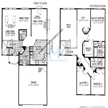 Photos of the Normandy model in the Links of English Meadows subdivision in Grayslake, IL
