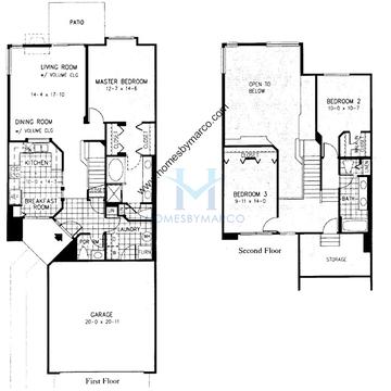 Photos of the Lenox model in the Concord Place subdivision in Buffalo Grove, IL