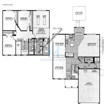 Photos of the Zinnia model in the Prairie Pointe subdivision in Round Lake, IL