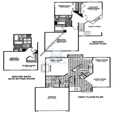 Photos of the Chesapeake model in the Stonebrook subdivision in Gurnee, IL