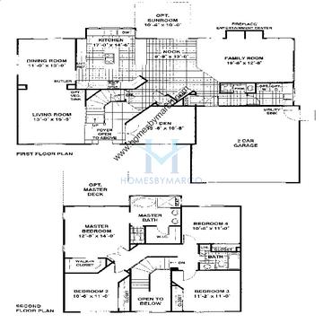 Photos of the Aberdeen model in the Saint Andrews subdivision in Vernon Hills, IL