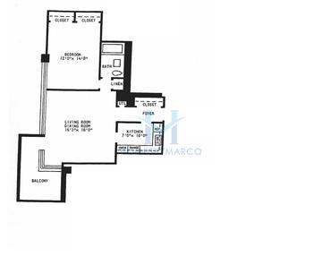 Photos of the P model in the Shoreline Towers subdivision in Chicago, IL