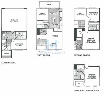 Photos of the Amherst model in the Lehigh Station subdivision in Aurora, IL