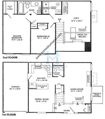 Photos of the Arlington model in the Bright Ridge subdivision in Schaumburg, IL