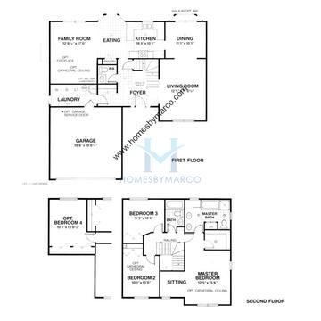 Photos of the Woodland model in the Greenbrier Park subdivision in Crystal Lake, IL
