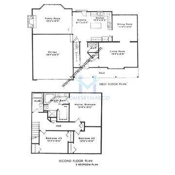 Photos of the Colonial 52 model in the Walkers Grove subdivision in Plainfield, IL