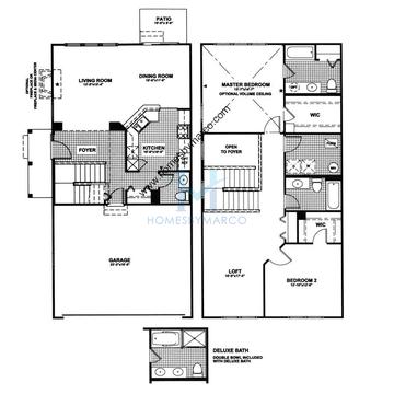 Photos of the Essex 2 model in the Walnut Creek subdivision in Plainfield, IL