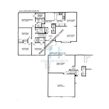 Photos of the Farnham model in the Timbers subdivision in St. Charles, IL