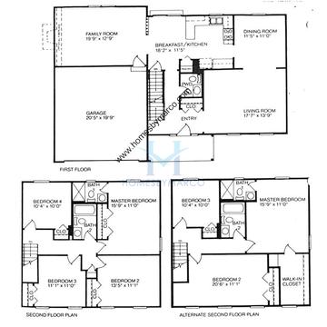 Photos of the Ashford model in the Timbers subdivision in St. Charles, IL