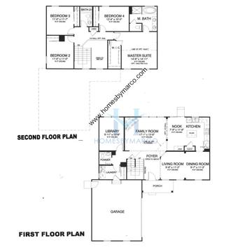 Photos of the Dorchester model in the Manchester Lakes Estates subdivision in Algonquin, IL