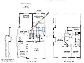 Photos of the Vista model in the Heritage Ridge subdivision in Batavia, IL