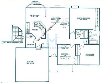Photos of the Alton model in the Polo Run subdivision in Wheeling, IL