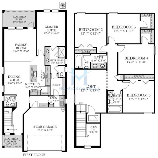 Photos of the Winthrop model in the Storey Lake subdivision in Kissimmee, FL