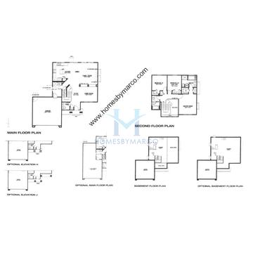 Photos of the Tiffany model in the Woodhill Estates subdivision in Lake Villa, IL
