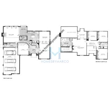 Photos of the Clairridge model in the Steeple Chase subdivision in Mundelein, IL