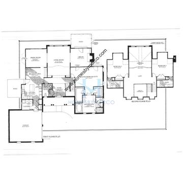 Photos of the Sumner-House model in the Reserve at the Merit Club subdivision in Libertyville, IL
