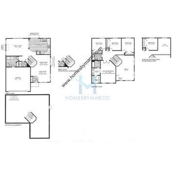 Photos of the Innsbrook model in the Lakewood Hills subdivision in Round Lake Beach, IL