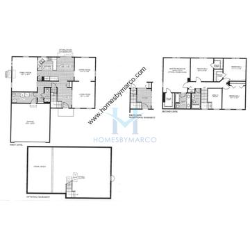 Photos of the Hartford model in the Lakewood Hills subdivision in Round Lake Beach, IL