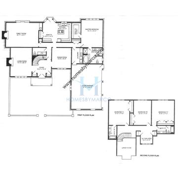 Photos of the Bordeaux model in the Hunt Club Farms subdivision in Gurnee, IL