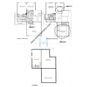 Photos of the Model A model in the Hunt Club East subdivision in Libertyville, IL