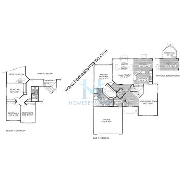 Photos of the Montgomery model in the Brandess Pointe subdivision in Wadsworth, IL