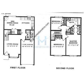 Photos of the D model in the Woodland Hills subdivision in Gurnee, IL