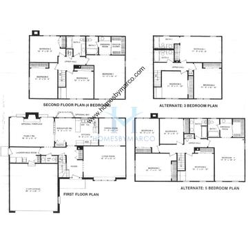 Photos of the Prinston model in the Tullamore subdivision in Mundelein, IL