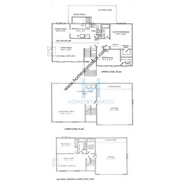 Photos of the Abbey model in the Mariners Cove subdivision in Third Lake, IL