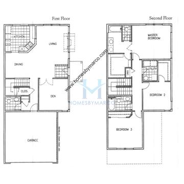 Photos of the Royal Gorge model in the Falling Waters subdivision in Lindenhurst, IL