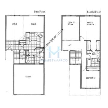 Photos of the Crystal Cascade model in the Falling Waters subdivision in Lindenhurst, IL